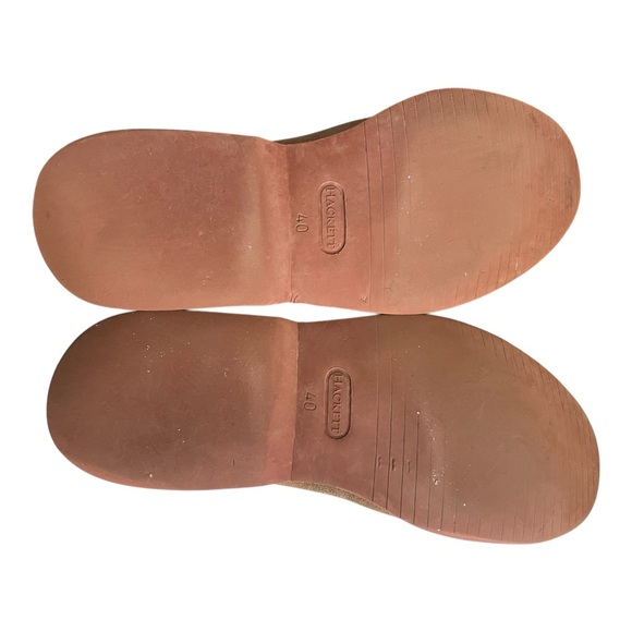 Hackett London Richmond Driver Shoes Moccasin Slip On Loafer Tan Mens Shoes Sz 7 - Picture 10 of 12